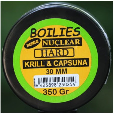 Boilies Claumar Fishmeal Nuclear Hard Krill-capsuna 30mm 350gr Boilies Claumar Fishmeal Nuclear Hard Krill-capsuna 30mm 350gr